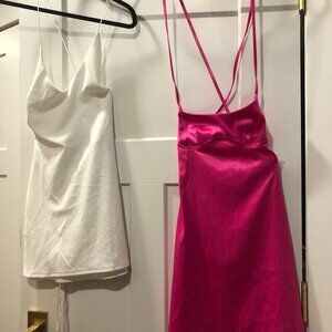 TWO Backless Mini Dresses